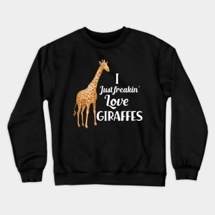 Giraffe - Keep calm and save giraffes Crewneck Sweatshirt